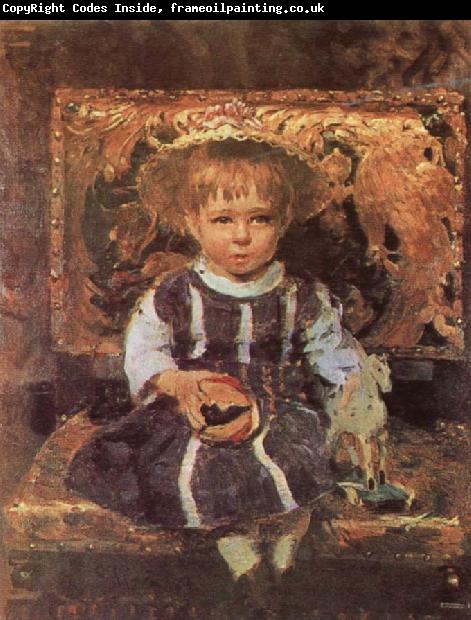 llya Yefimovich Repin Portrait of the Artist-s Daughter Vera